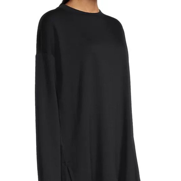 Eileen Fisher Women's Hooded Boxy Tunic Black Size Medium